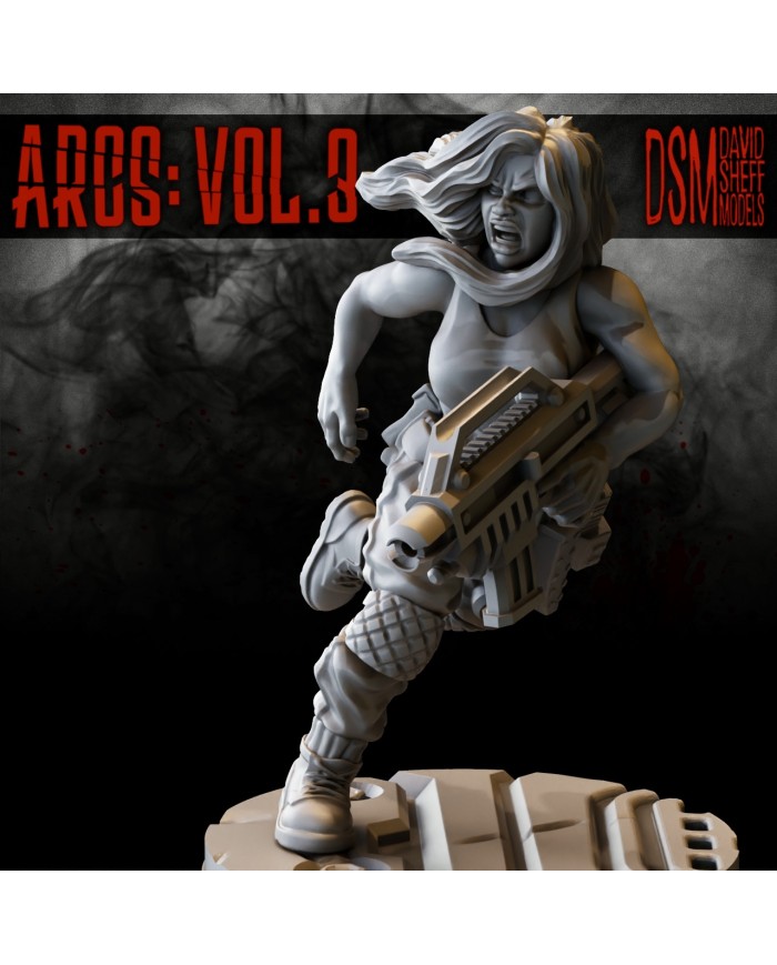 DR. Leanna Sushkov in Action|David Sheff Models|Settler Warbands