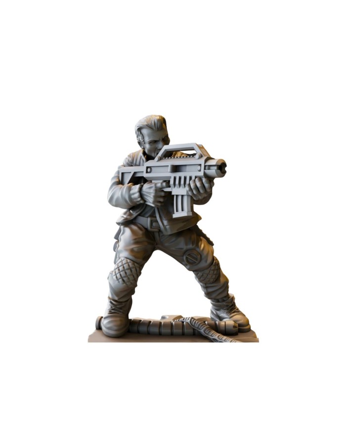 Slater Christian in Action|David Sheff Models|Settler Warbands