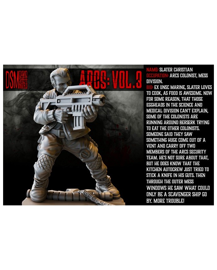 Slater Christian en Acción|David Sheff Models|Bandas de Colonos