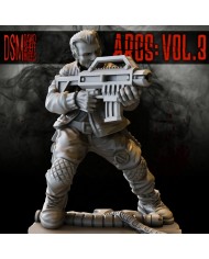 Slater Christian in Action|David Sheff Models|Settler Warbands