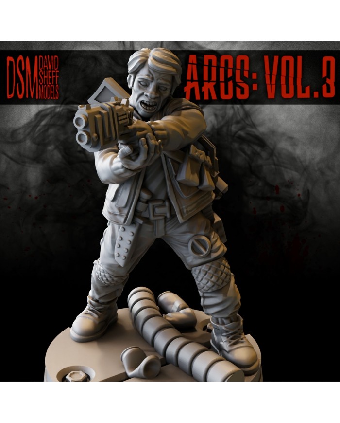 Cpt. Quan Dubois in Action|David Sheff Models|Settler Warbands