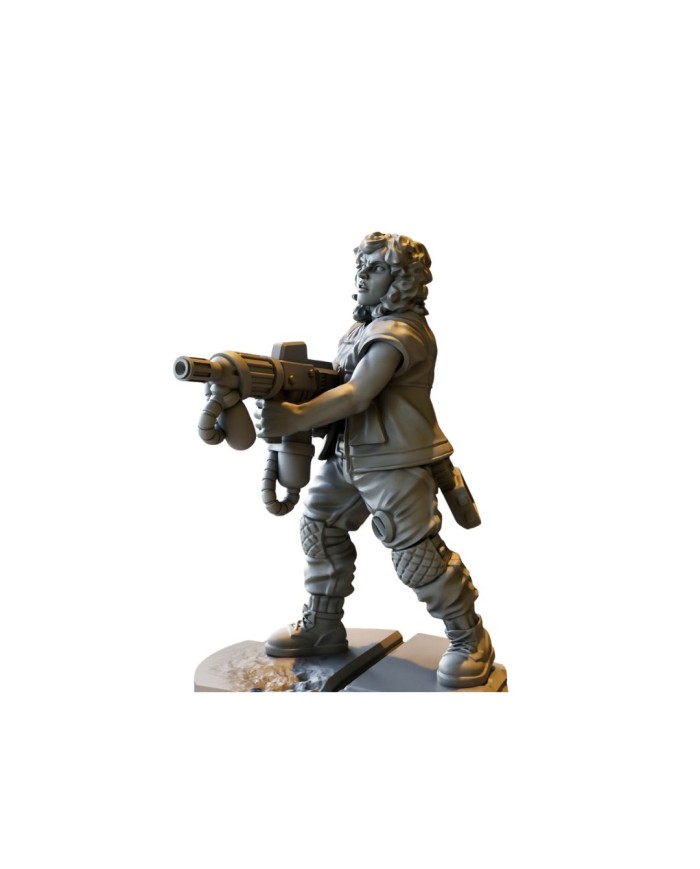 Helen Shackleton in Action|David Sheff Models|Settler Warbands