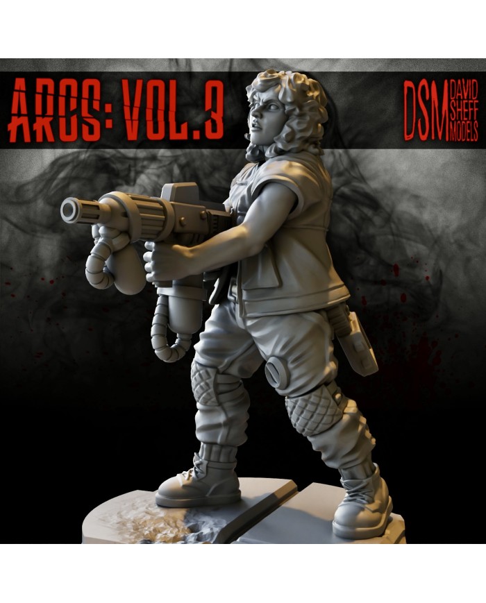 Helen Shackleton in Action|David Sheff Models|Settler Warbands