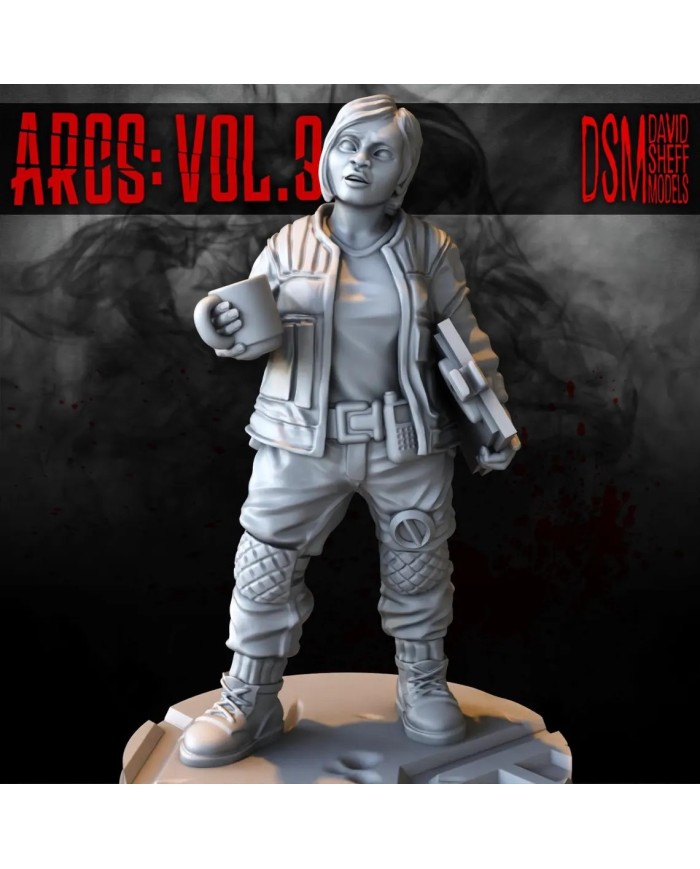 Colonist Working With a Cup|David Sheff Models|Settler Warbands