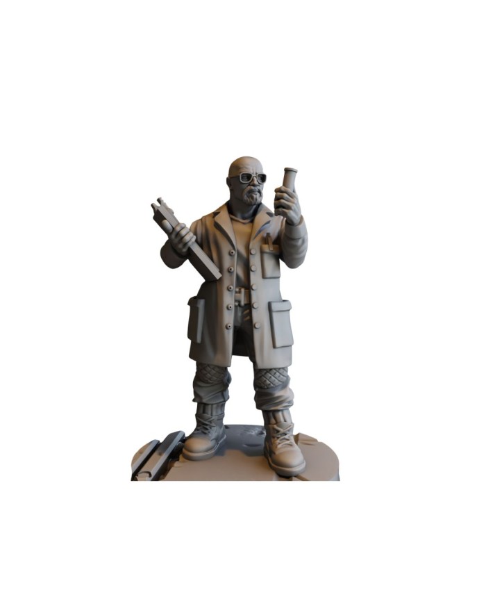 Colonist Working With Test Tube|David Sheff Models|Settler Warbands