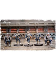 Space Pilots (x5)|Kraken 3D Studios|Settler Warbands