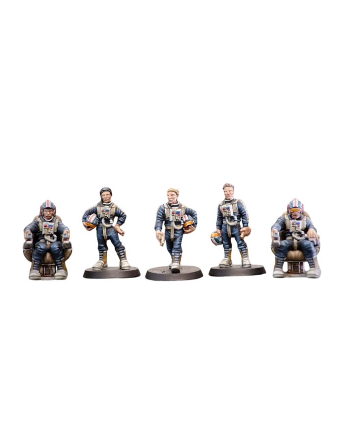 Space Pilots (x5)|Kraken 3D Studios|Settler Warbands