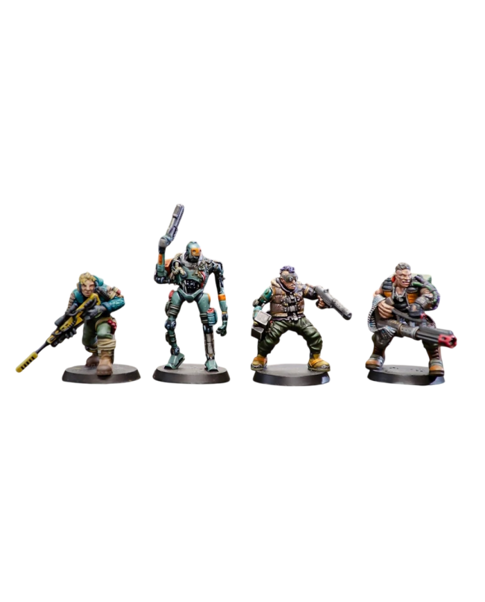 Band of Space Smugglers (x4) - A|Kraken 3D Studios|Smuggler Warbands