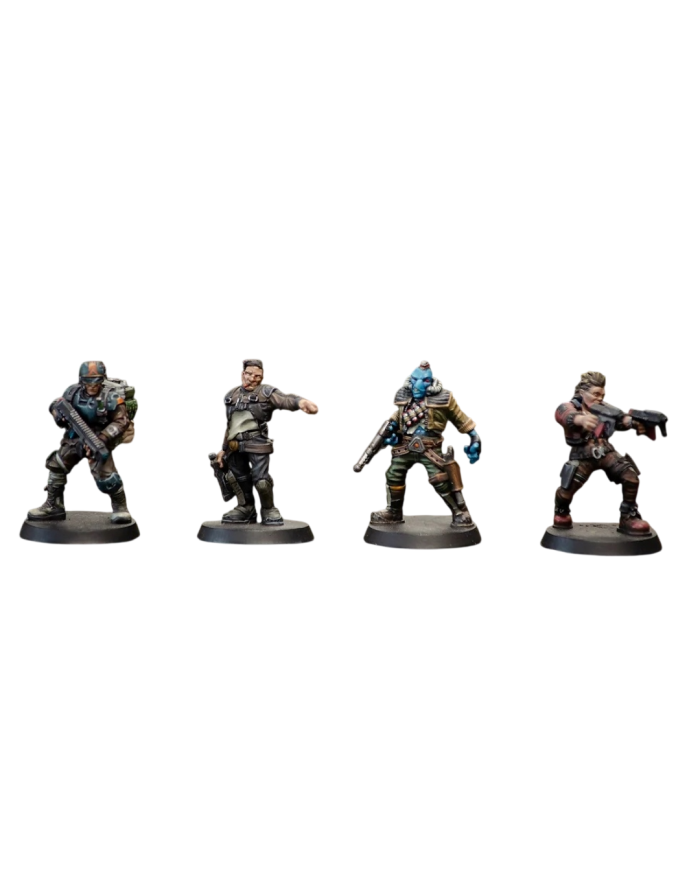 Banda de Contrabandistas Espaciales (x4) - B|Kraken 3D Studios|Bandas de Contrabandistas