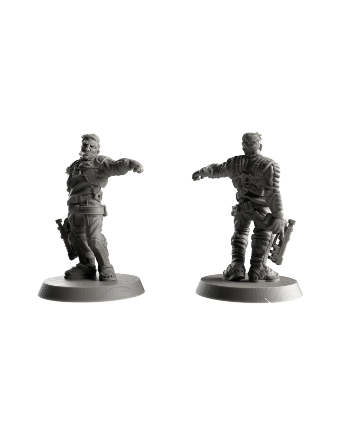 Capitán de Escuadrón de Mercenarios|Kraken 3D Studios|Bandas de Mercenarios