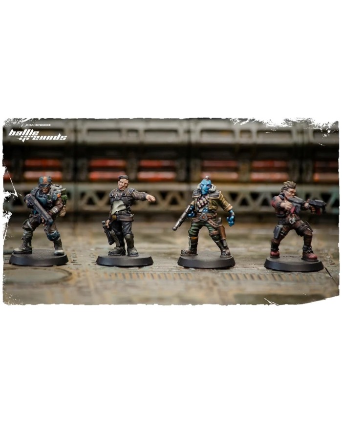 Primer Oficial de Escuadrón de Mercenarios|Kraken 3D Studios|Bandas de Mercenarios
