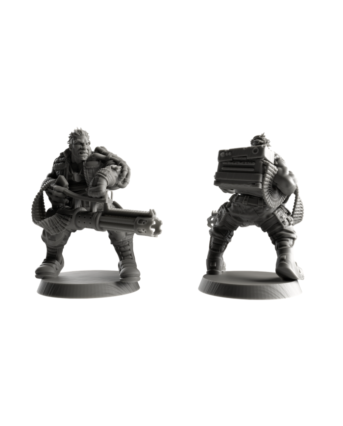 Mercenary Squadron Heavy Weapon|Kraken 3D Studios|Mercenary Warbands