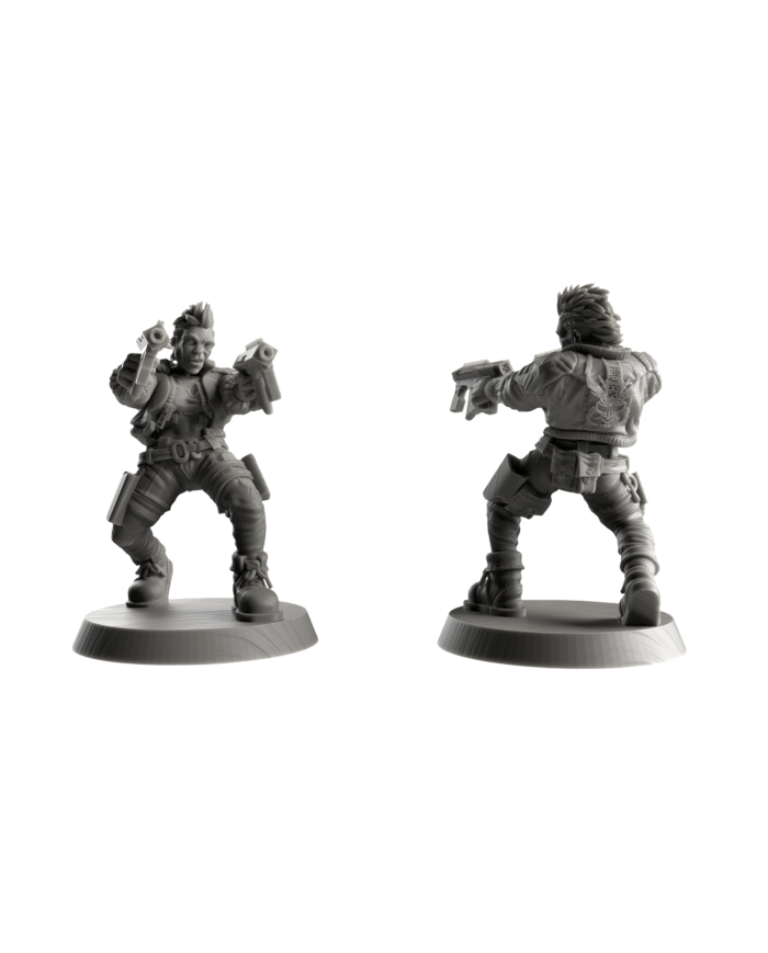 Pistolero de Escuadrón de Mercenarios|Kraken 3D Studios|Bandas de Mercenarios