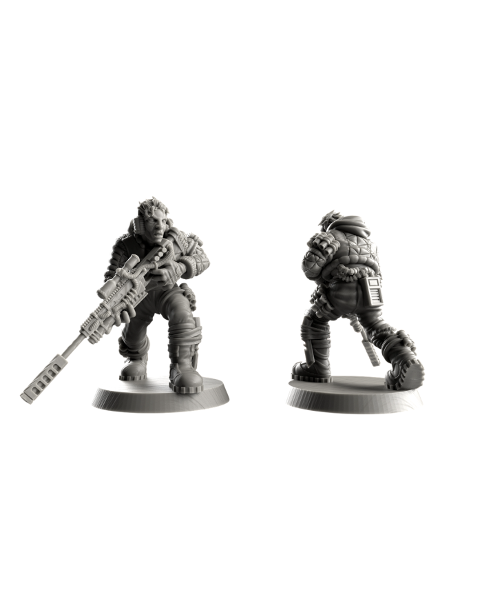 Francotirador de Escuadrón de Mercenarios|Kraken 3D Studios|Bandas de Mercenarios