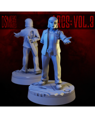 Jane Robot with Knife from the Autocrew|David Sheff Models|Robot Warbands