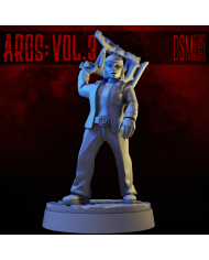 Jane Robot with Stool from the Autocrew|David Sheff Models|Robot Warbands