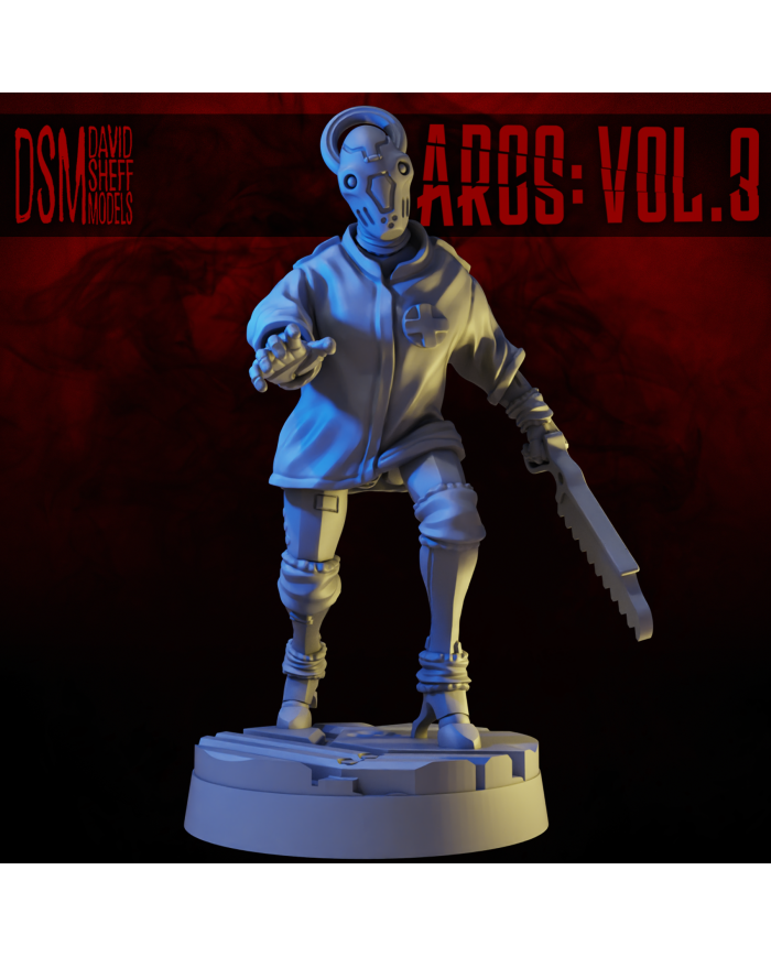 Medic Robot from the Autocrew|David Sheff Models|Robot Warbands