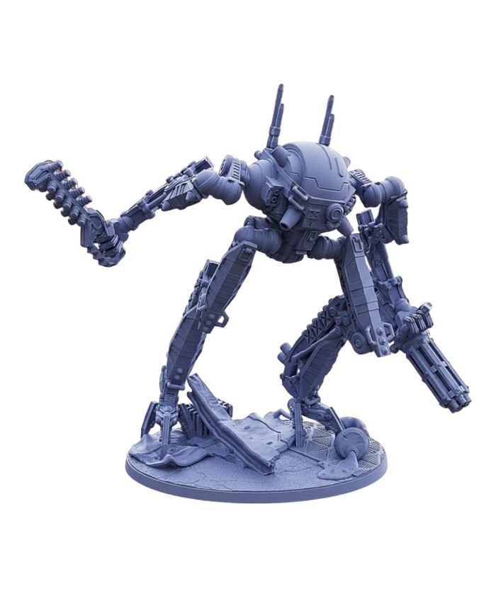 Scumcity Riot Suppression Mech|David Sheff Models|Robot Warbands