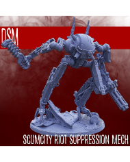 Mech Antidisturbios de Scum City|David Sheff Models|Bandas de Robots