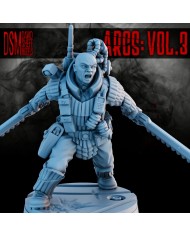 Corporation Security Unit with Swords|David Sheff Models|Veteran Warbands
