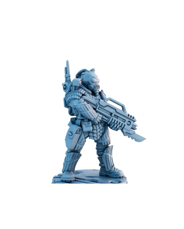 Corporation Security Unit|David Sheff Models|Veteran Warbands