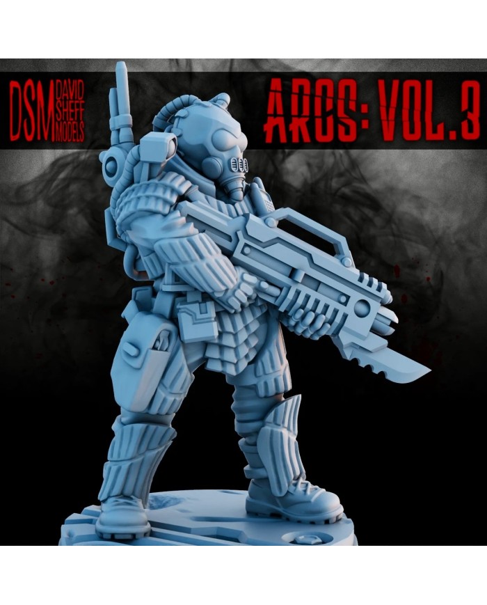 Corporation Security Unit|David Sheff Models|Veteran Warbands