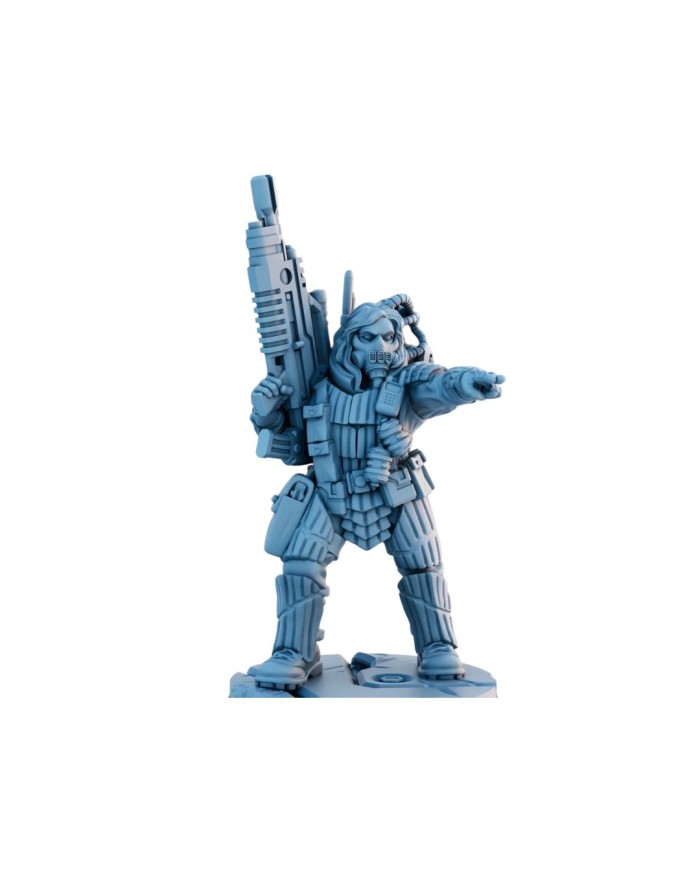 Corporation Security Sniper Unit|David Sheff Models|Veteran Warbands