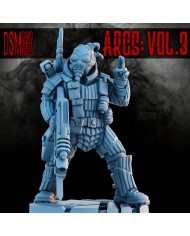 Corporation Security Squad Leader|David Sheff Models|Veteran Warbands