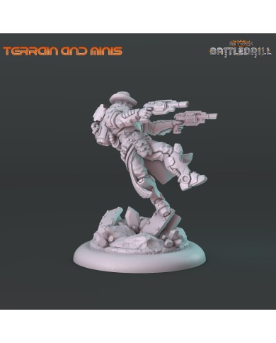 Terrons - Gunslinger - 1 mini &amp; PDFs