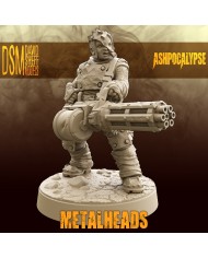 Cabeza de Metal con Arma Pesada|David Sheff Models|Bandas Postapocalípticas