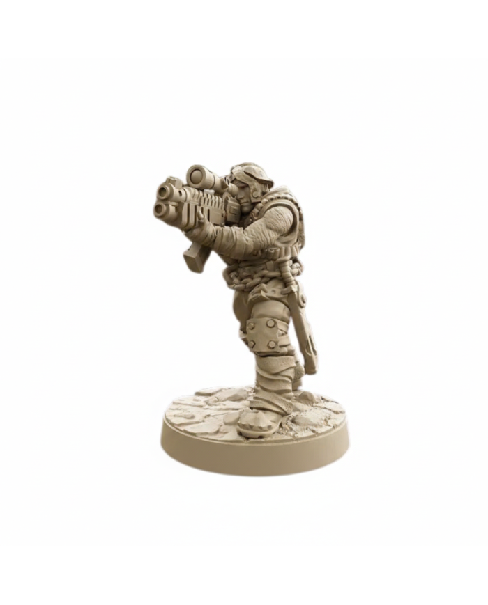 Metalhead Sniper|David Sheff Models|Postapocalyptic Warbands