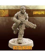 Metalhead with Assault Rifle - 3|David Sheff Models|Postapocalyptic Warbands