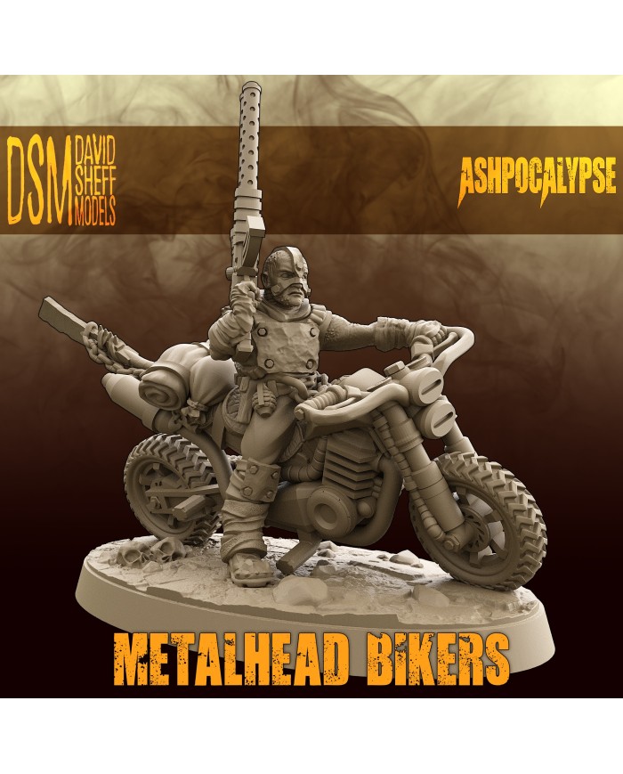 Metalhead Biker|David Sheff Models|Postapocalyptic Warbands