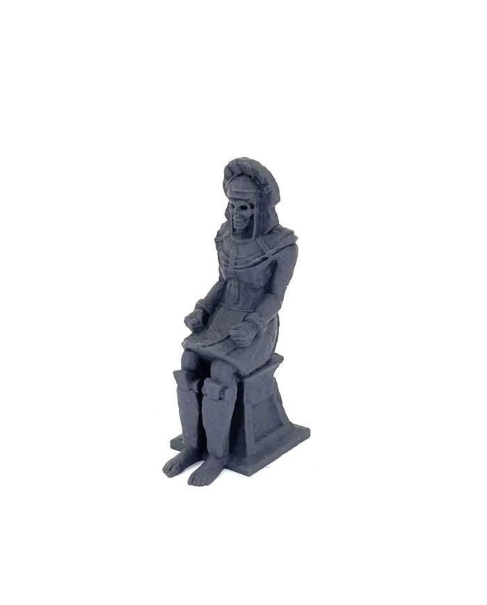 Estatua Egipcia Sentada|Laser Terrain|Monumentos Egipcios