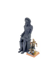 Estatua Egipcia Sentada|Laser Terrain|Monumentos Egipcios