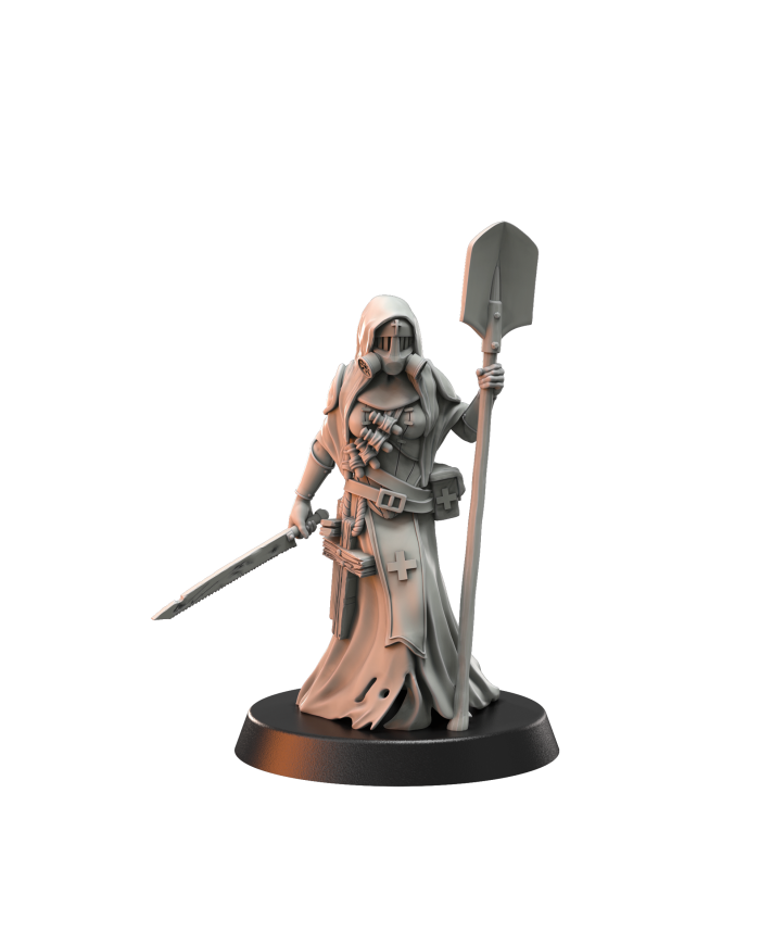 Monja Médica Espectral|Crab Miniatures|Miniaturas Trench Crusade