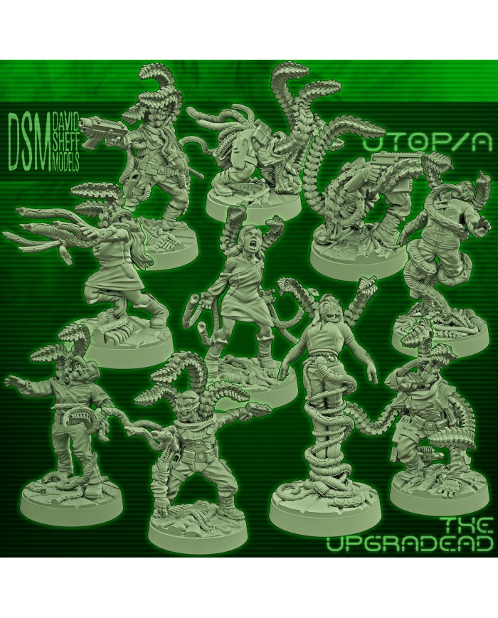 Los Actualizados Muertos de UTOP/A (x10)|David Sheff Models|Bandas de Cibernéticos