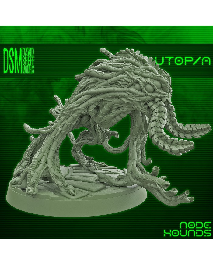 Node Hound from UTOP/A - 1|David Sheff Models|Cyber Warbands