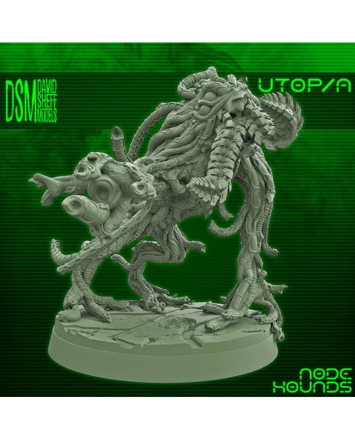 Node Hound from UTOP/A - 2|David Sheff Models|Cyber Warbands