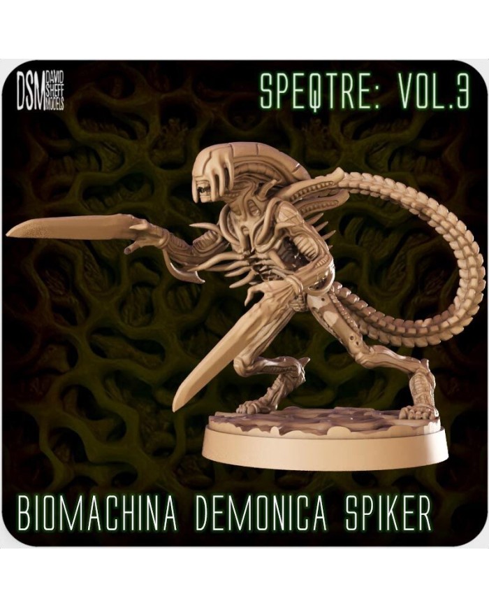 Biomáquina Demoniaca Atacante - A|David Sheff Models|Horrores Espaciales