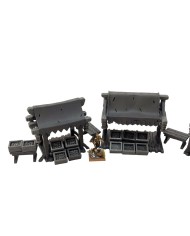 Market Stalls of Hexengarde City|Tired World Studio|Mordheim Terrain