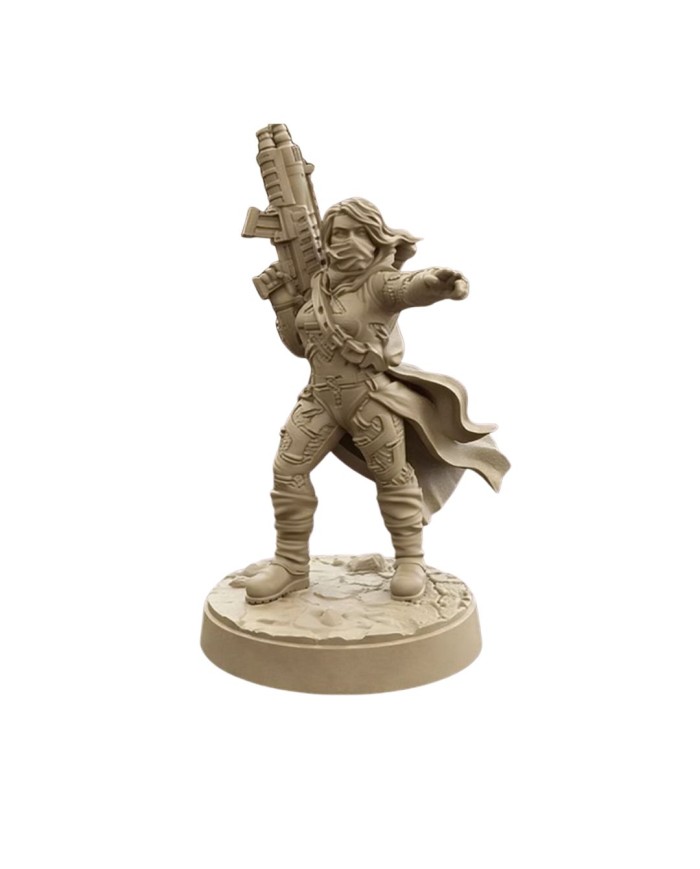 Ashiq Fem'Al Raiders Leader|David Sheff Models|Postapocalyptic Warbands