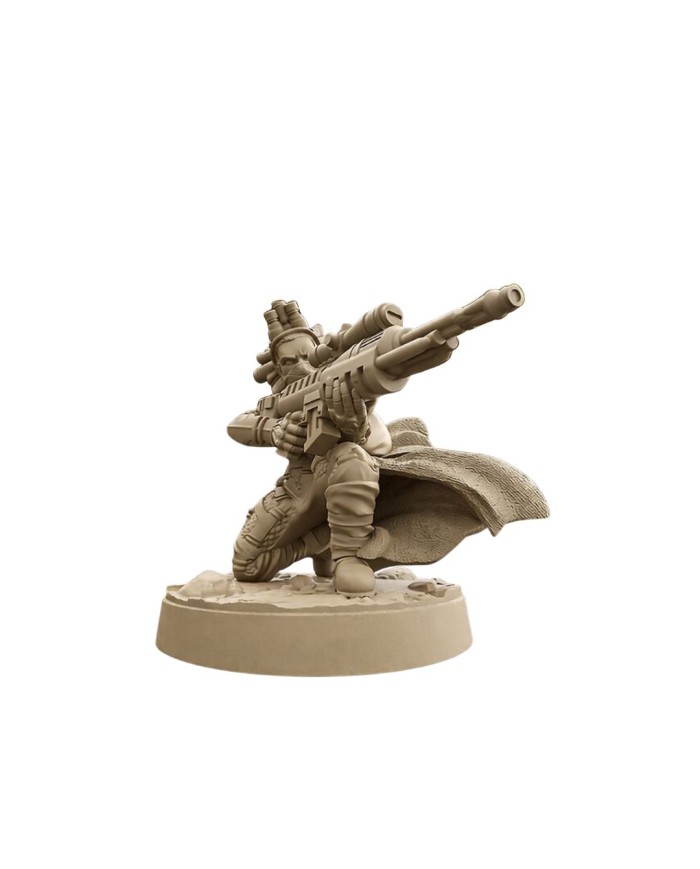Ashiq Fem'Al Raider Sniper|David Sheff Models|Postapocalyptic Warbands
