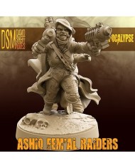 Ashiq Fem'Al Raider with Two Guns|David Sheff Models|Postapocalyptic Warbands