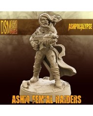 Ashiq Fem'Al Raider with Rifle - 1|David Sheff Models|Postapocalyptic Warbands