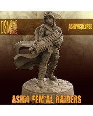 Ashiq Fem'Al Raider with Rifle - 2|David Sheff Models|Postapocalyptic Warbands