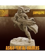 Ashiq Fem'Al Raider with Rifle - 3|David Sheff Models|Postapocalyptic Warbands