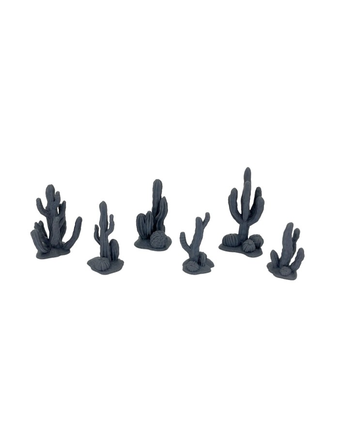 Cactus Set of Wild West (x6) - A|World of Pratheron|Wild West Terrain