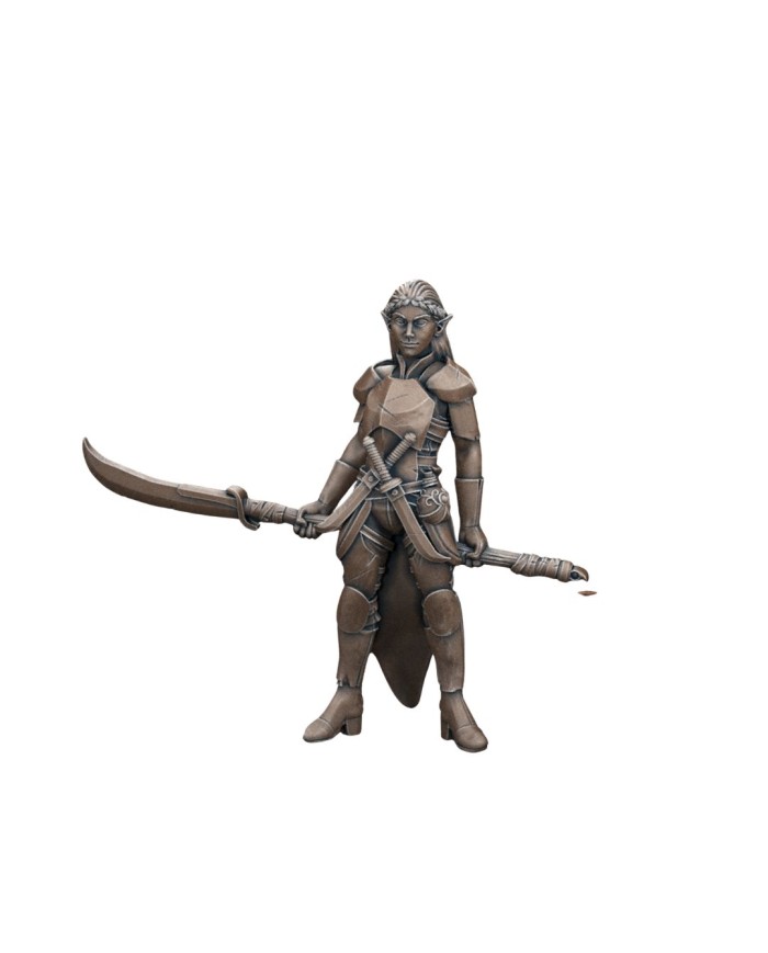 Guerrera Elfa|TytanTroll Miniatures|Guerreros