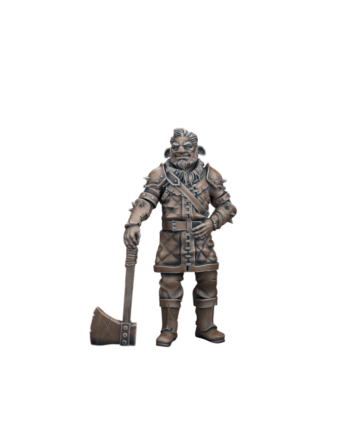 Guerrero Firbolg|TytanTroll Miniatures|Guerreros
